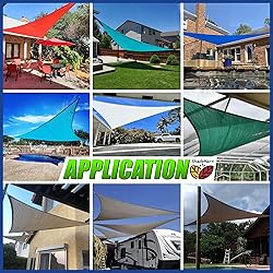 ShadeMart 18' x 19' x 26.2' Beige Sun Shade Sail