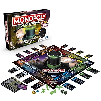 Hasbro Spiele E4816gc2 Monopoly Voice Banking Multicolor