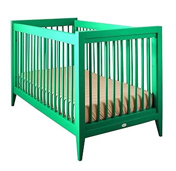 kelly green crib