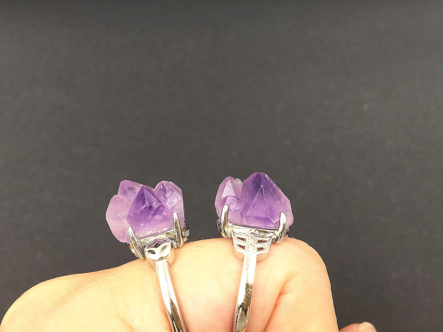raw cut amethyst