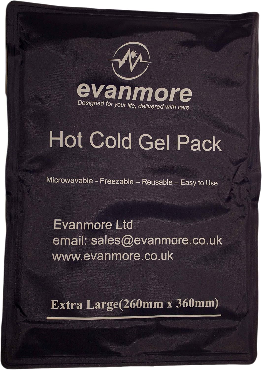 Extra Large Reusable Hot Cold Gel Pack, Evanmore XL Easy to use Flexible Long Lasting