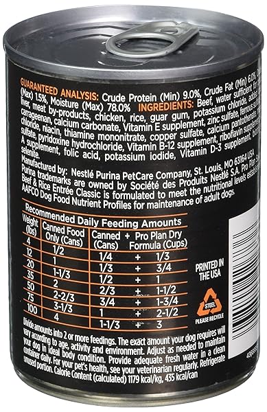 AMERICAN DISTRIBUTION & PRO 13OZ BEEF DOG FOOD – TV164116, 1COUNT