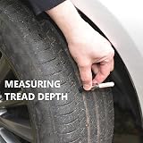 AA Tyre Safety Kit for Cars AA1146 - 2 Gauges & 4 Dust Caps Green view 4