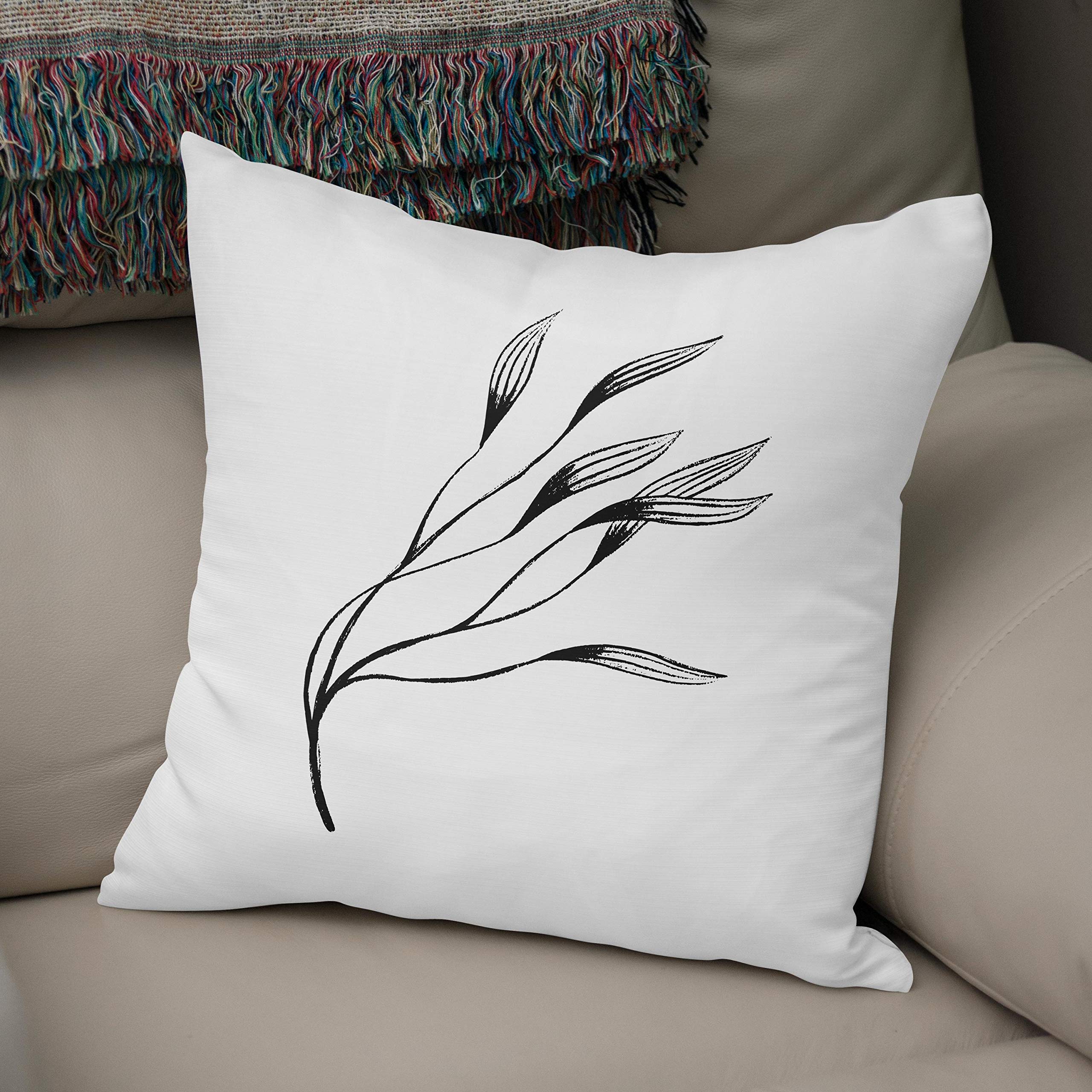 Bonamaison, Decorative Cushion Cover - 50% Cotton 50% Polyester - 43x43cm - Designed and Manufactured in Turkey