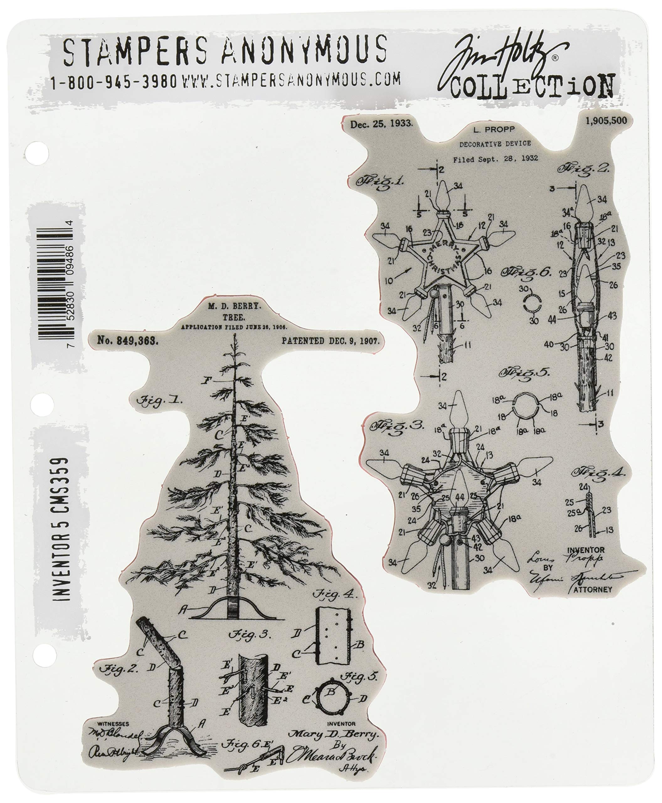 Stampers Anonymous Stamps, Multicolour, Various