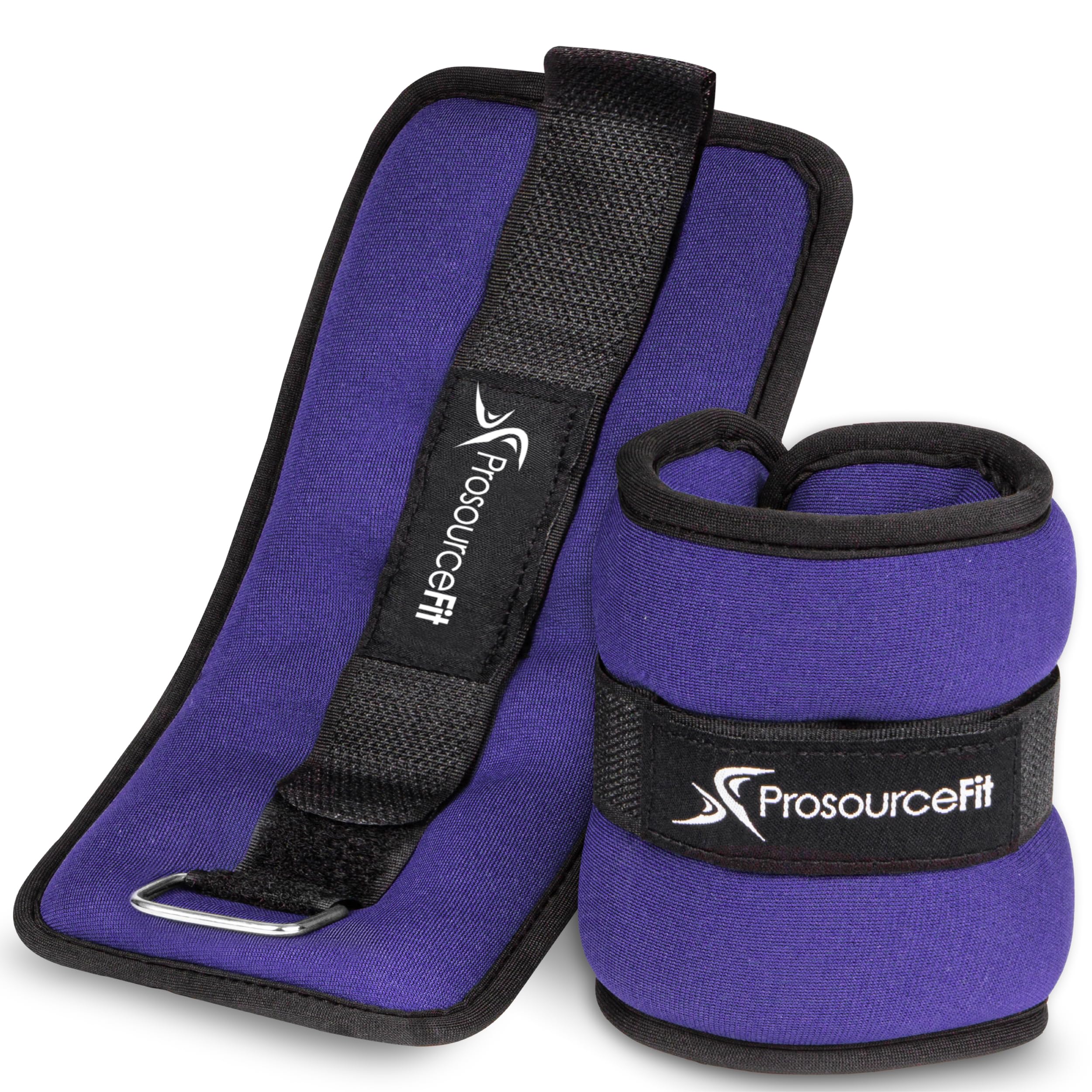 Photo 1 of ProsourceFit Ankle / Wrist and Arm / Leg Weights Set of 2, Adjustable Strap 1 lb-5 lb, Adjustable Weight 15 lb, 10 lb, 7 lb for Men and Women