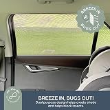 Dreambaby Car Window Shade 2 Pack Mesh Sun Protection Black view 4