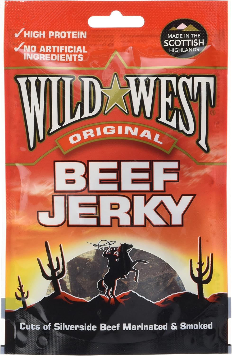 Wild West Original Beef Jerky, 25 g, Pack of 6 Amazon.co.uk Grocery