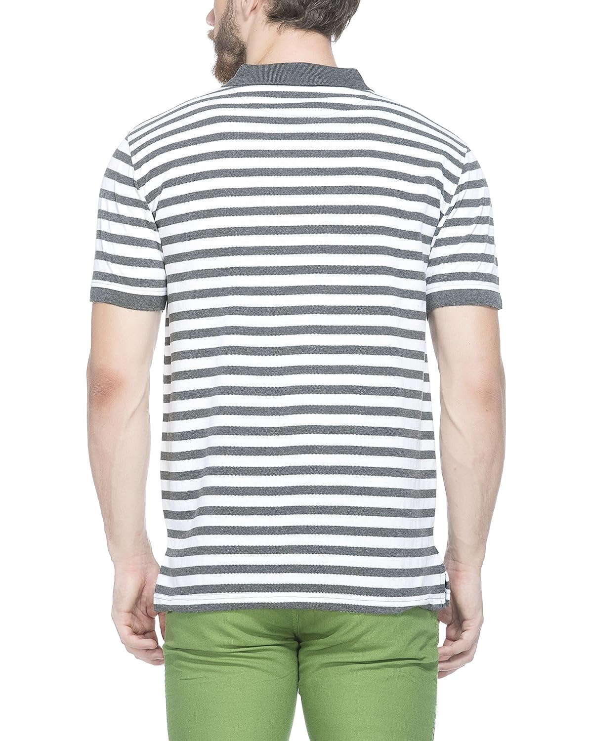 tinted men's cotton blend polo t-shirt