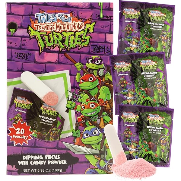 Amazon.com: Piruletas de Tortugas Ninja, 20 unidades, caramelo de tortuga  ninja para recuerdos de fiesta de tortuga ninja y decoraciones de  cumpleaños de tortuga ninja – Decoración de pastel de tortuga Ninja, image size:600x600