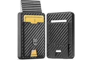 TRAVANDO Swype Slim Wallet for Men Metal RFID Blocking Mens Wallet Card Case