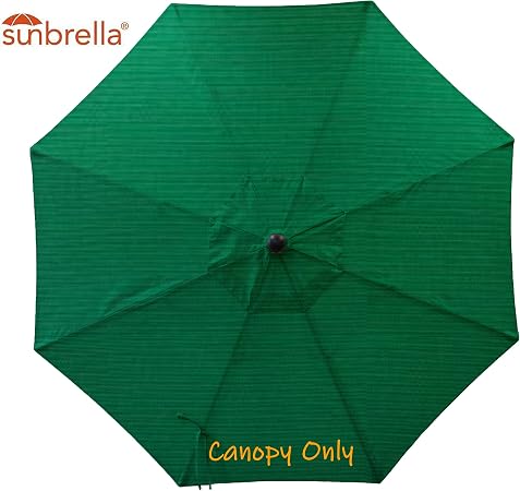 Abccanopy 9ft Outdoor Umbrella Replacement Top Patio Umbrella Market Umbrella Replacement Canopy With 8 Ribs Gray Patio Lawn Garden Umbrellas