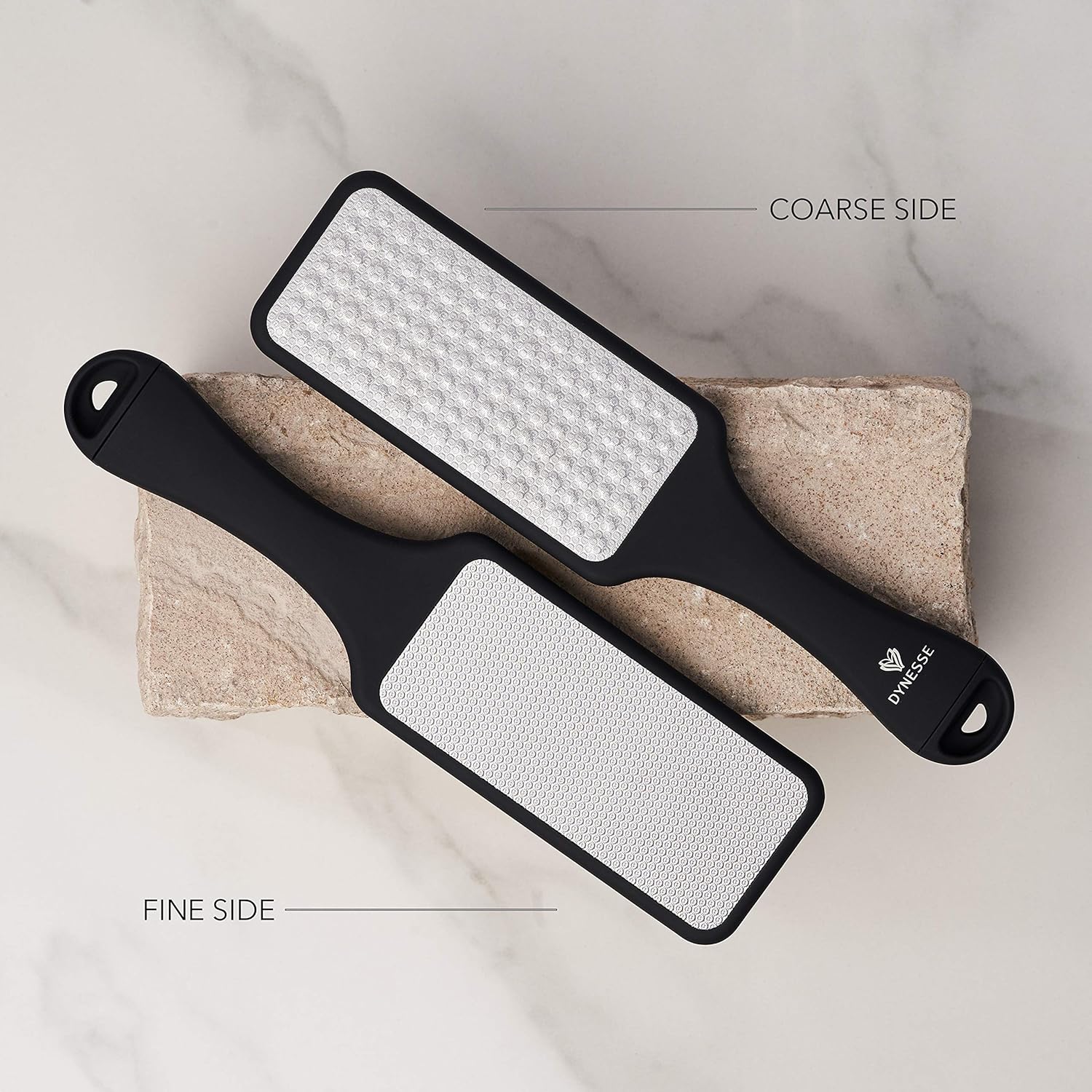 Next Generation 3-in-1 Pedicure Foot File. Callus Remover for Feet. Foot Scrubber with Ergonomic Design. Stainless Steel Foot Exfoliator for Spa and Pedicure. Pumice Stone for Feet.: Health & Personal Care