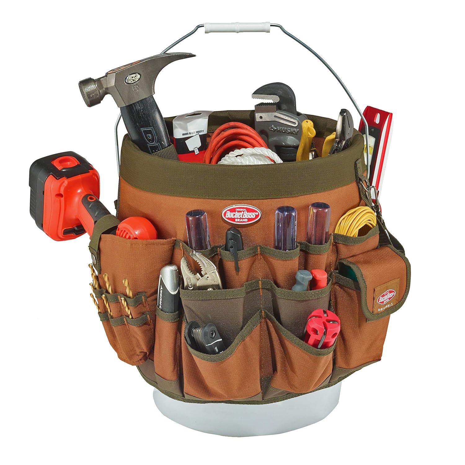 Bucket Boss 56 Bucket Tool Organizer in Brown, 10056 721415100566 eBay