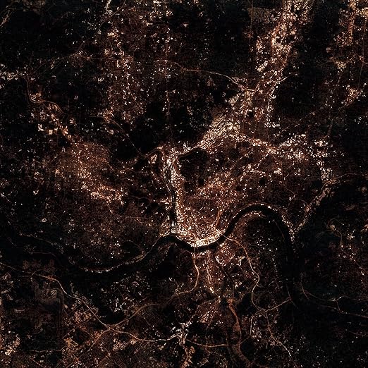 Amazon Com Cincinnati Ohio At Night 14 Gallery Wrapped Canvas Posters Prints