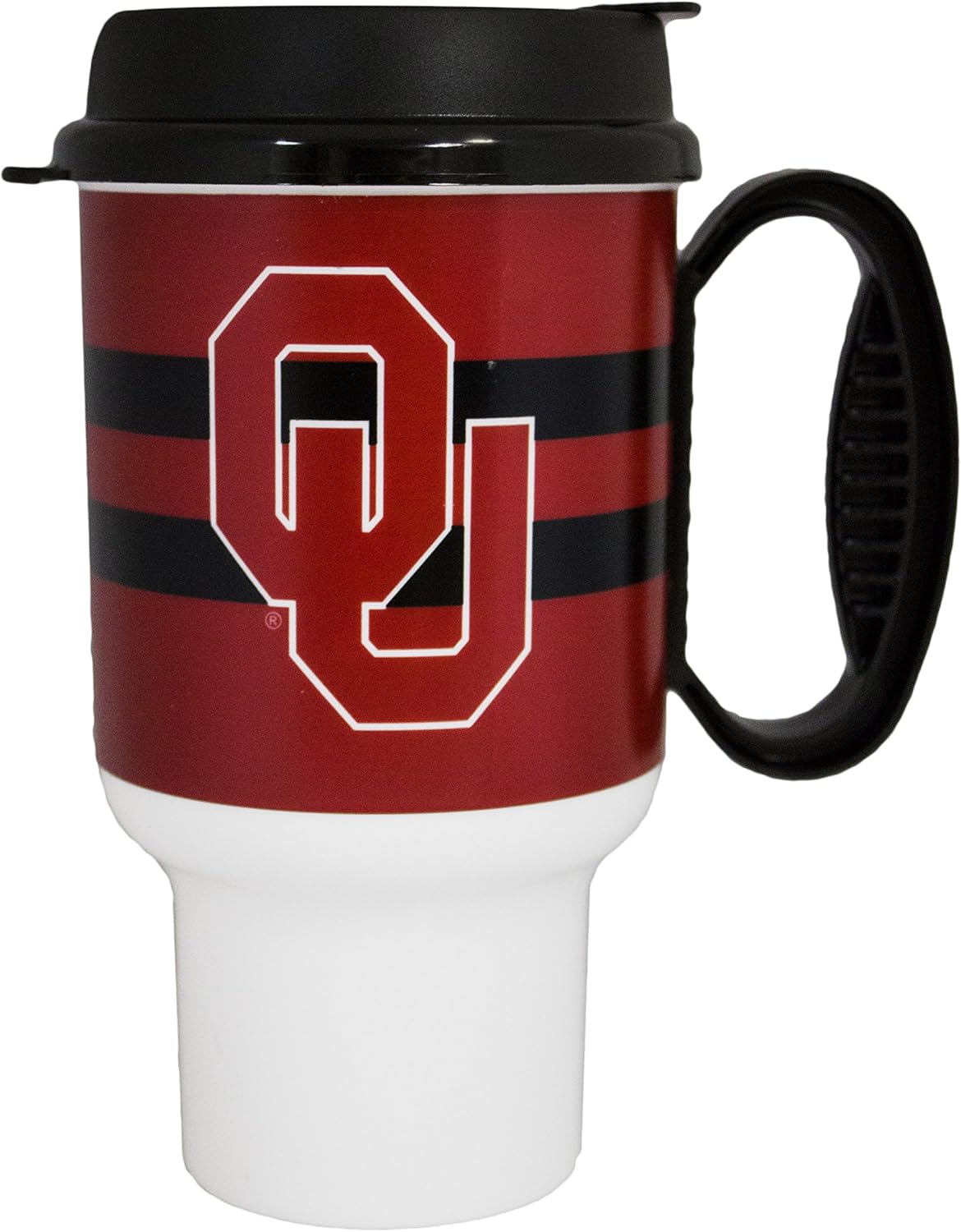 Gameday Novelty Ncaa Oklahoma Sooners Striped Insulated Travel Mug 20 Oz Kitchen Dining Dprd Tasikmalayakab Go Id