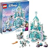 LEGO Disney Frozen Elsa's Magical Ice Palace 43172 Toy Castle Building Kit with Mini Dolls, Castle Playset with Popular Froze
