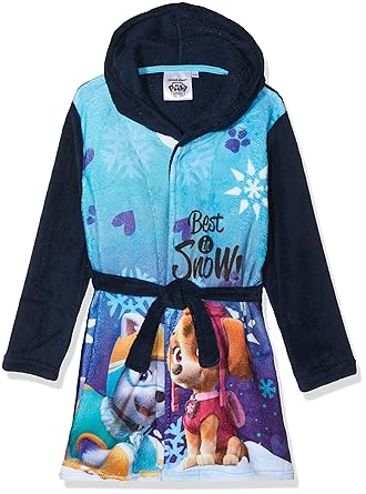Nickelodeon Mädchen Bademantel Paw Patrol Best in Snow