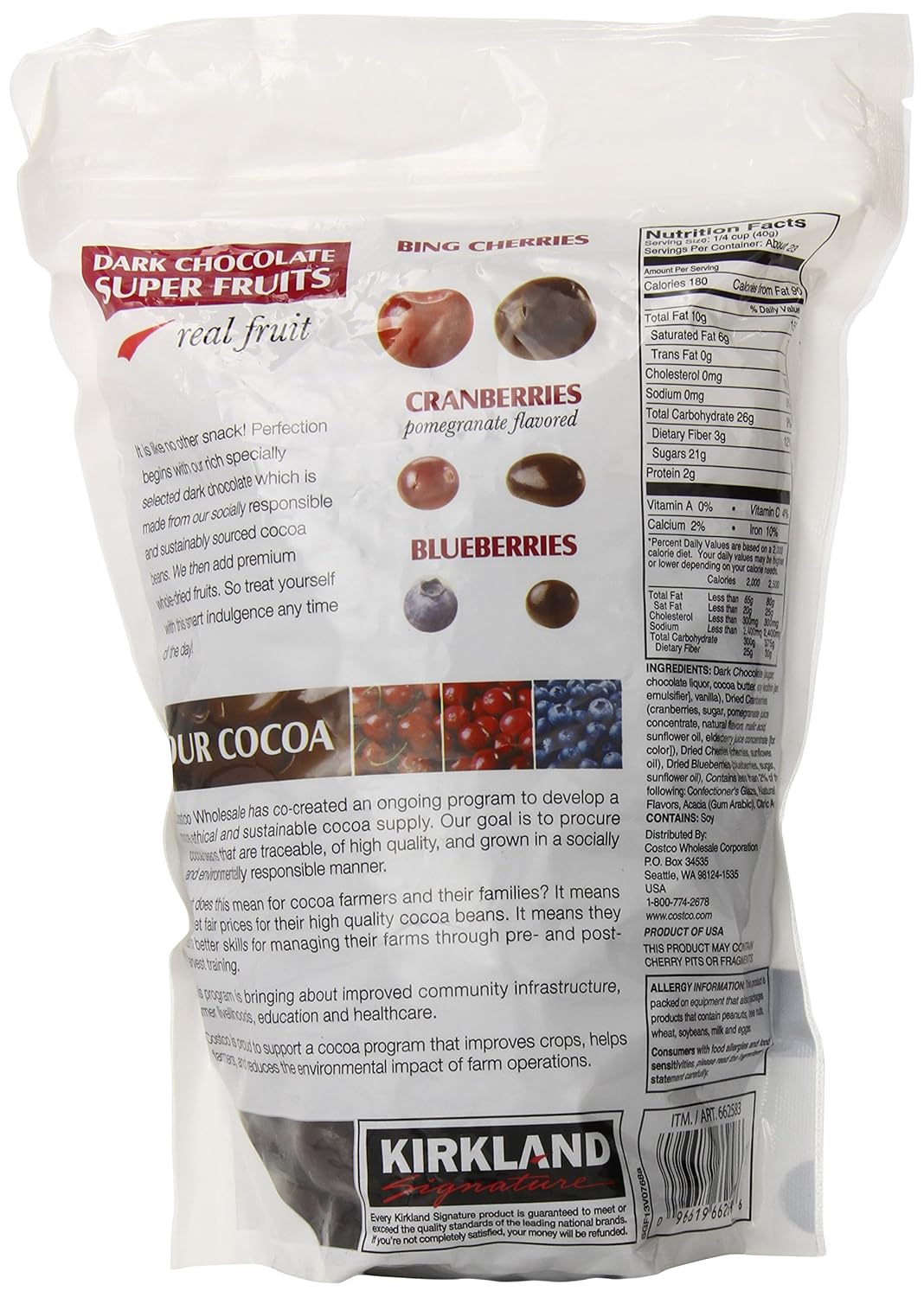 chocolate covered blueberries costco