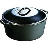 Cast Iron Dutch Oven - with Lid, 5 Qt