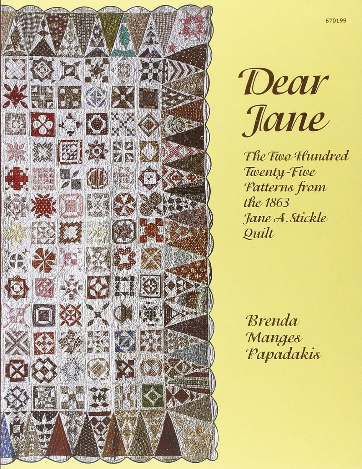 EZ Quilting 882670199 Livre sur le Patchwork Dear Jane
