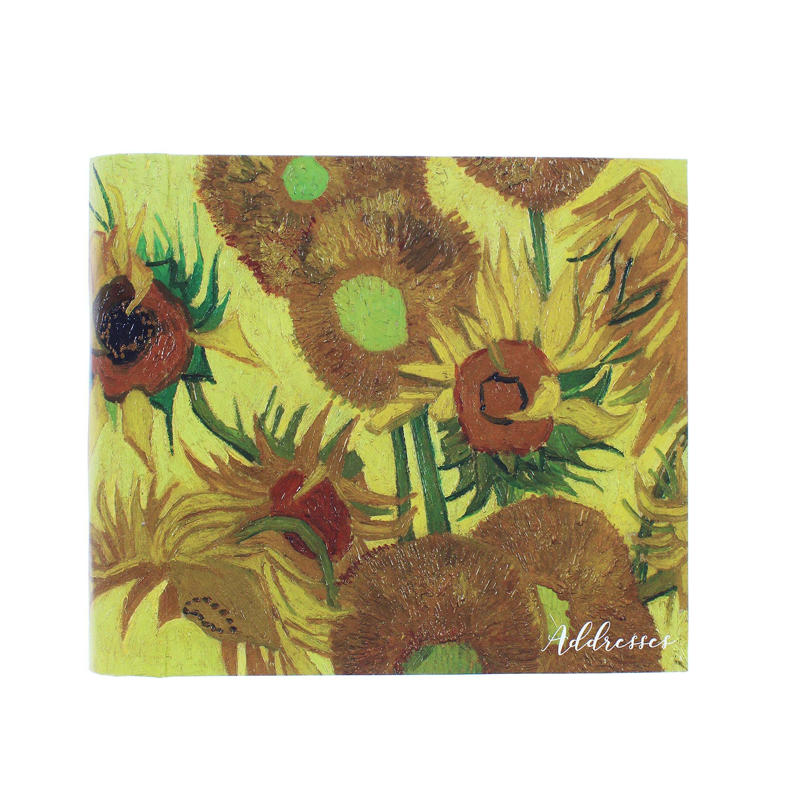 Van Gogh Address Book | 18 x 21cm | Sunflower Gifts for Women | Van Gogh Book | Van Gogh Gifts | Telephone Book | Birthday Book