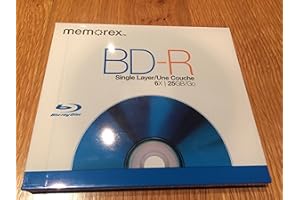 Memorex Bd-r 6X 25GB Jewel 10MM Single