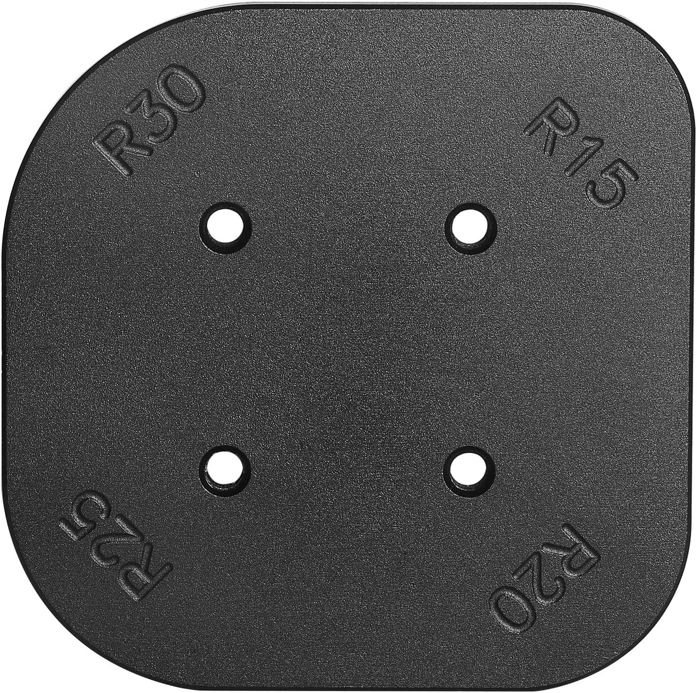 Corner Radius Routing Templates, Aluminium Alloy Radius Router Jig Templates 4-in-1 R15 R20 R25 R35 for Woodworking Trimming - - 