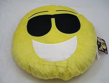 Emoticon MOGee Coolman Kissen Dekokissen Sofakissen'Top Qualität'33x33cm 26860-3