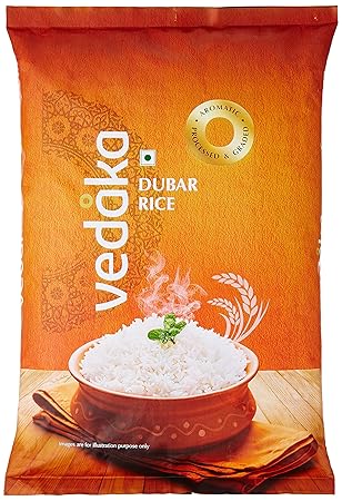 Amazon Brand-Vedaka Dubar Rice, 5 kg