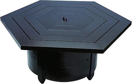 Amazon Com Hiland F Hex Fpt Fire Pit Propane Heater W Glass