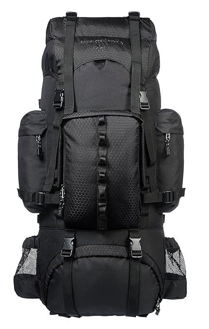 AmazonBasics - Wanderrucksack mit Innengestell und Regenschutz