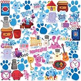 Blue&rsquo;s Clues 50ct Vinyl L Deluxe Stickers Variety, Tablet, Indoor &amp; Outdoor | Officially Licensed Blues Clues Stickers &ndash; Great for Water Bottles, Skateboards, Luggage, Laptops, Bumpers &amp; Cars