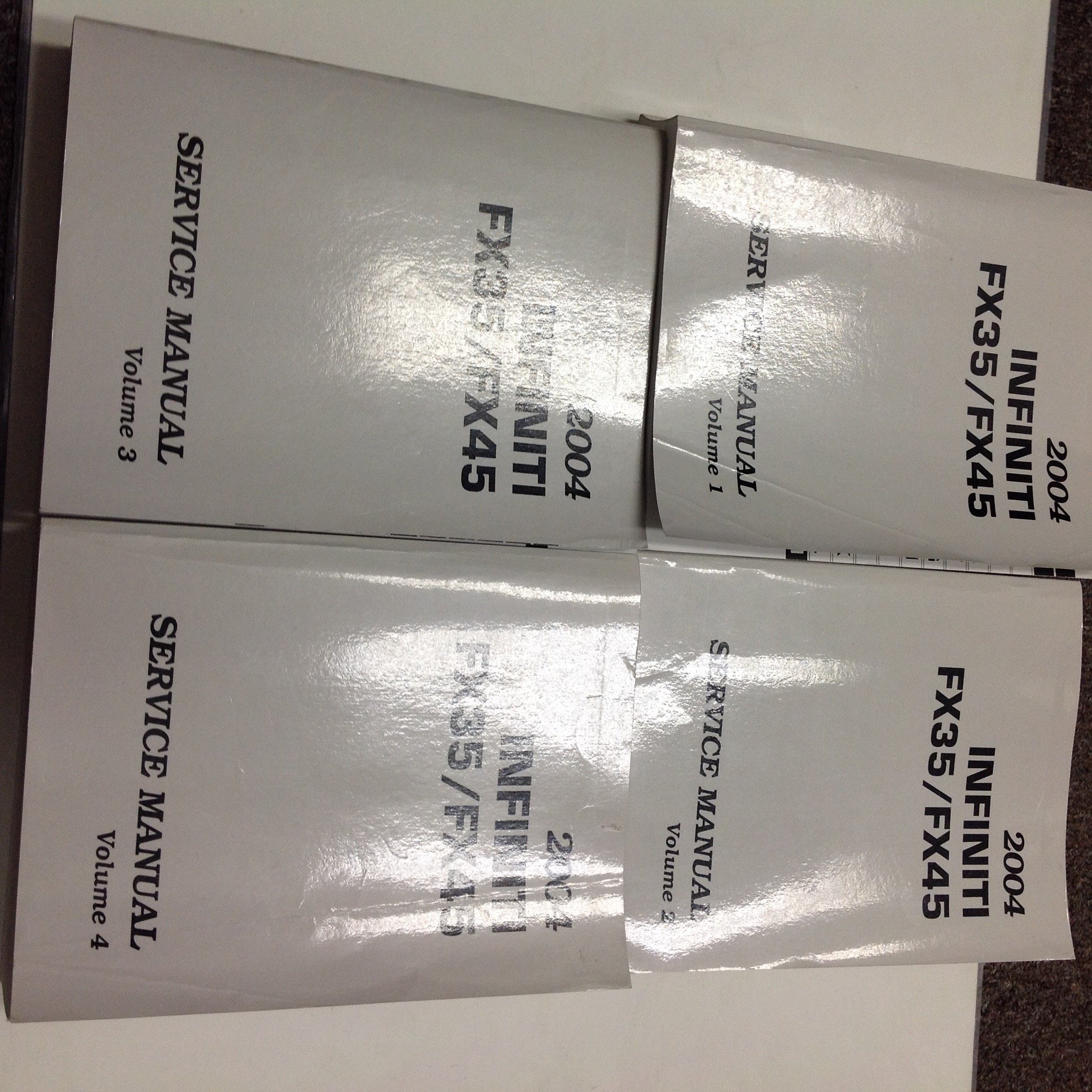 2004 Infiniti FX35 FX45 Service Repair Shop Workshop Manual Set Factory  OEM: INFINITI: Amazon.com: Books