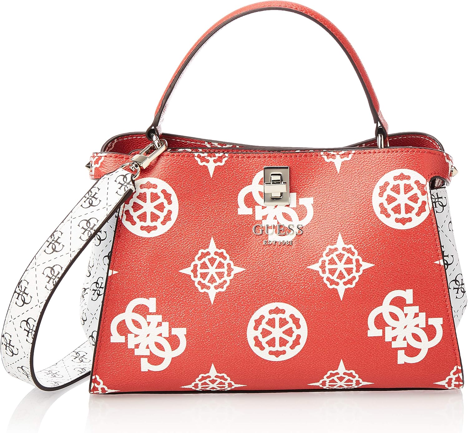 Guess Hobos Bag for Women, Red Clothing