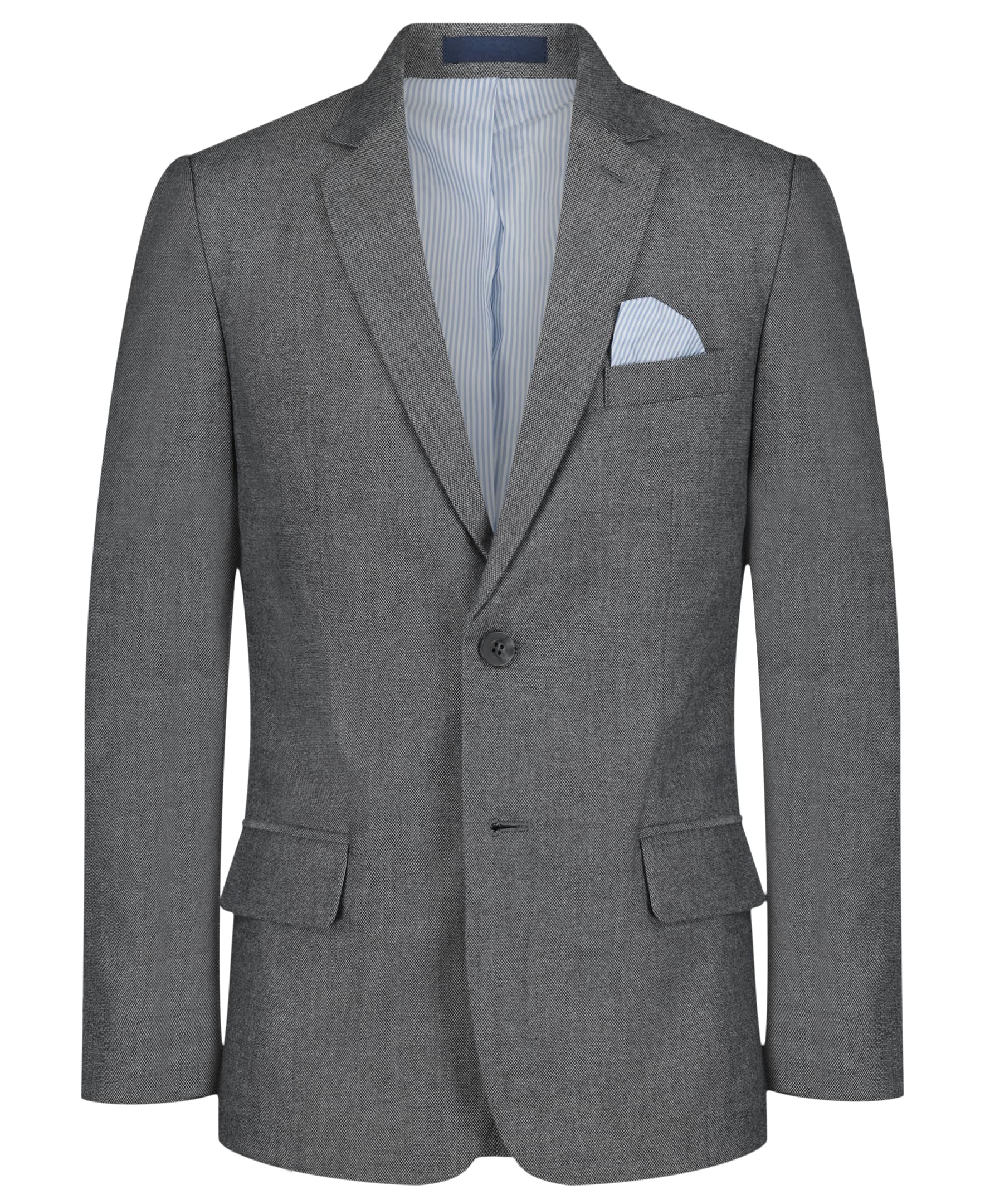 Izod Boys' Bi-Stretch Blazer Suit Jacket, Silverware, 18 Image