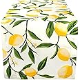 DII Lemon Bliss Tabletop Collection, Table Runner, 14x108