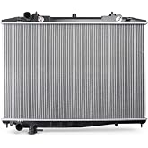 AxleyHub Engine Coolant Radiator Fit for Nissan Frontier L4 1998-2015 | for Frontier V6 1999-2004, for Xterra L4 V6 2000-2004, OE Replacement 2215, CU2215, 8012215, 214609Z000, 2146092000