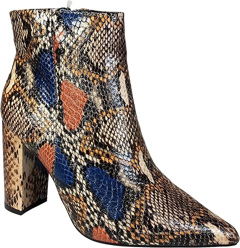 bamboo snakeskin boots