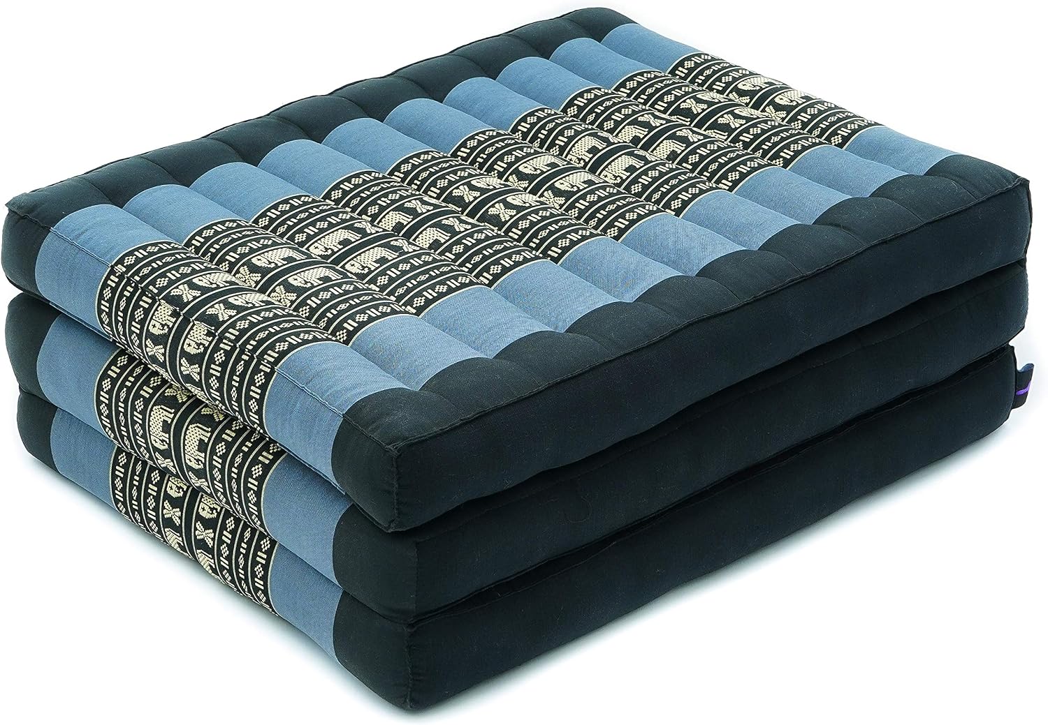 Leewadee Trifold Mattress S, Comfortable Thai Massage Pad, Foldable Relaxation Floor Mattress Filled with Kapok