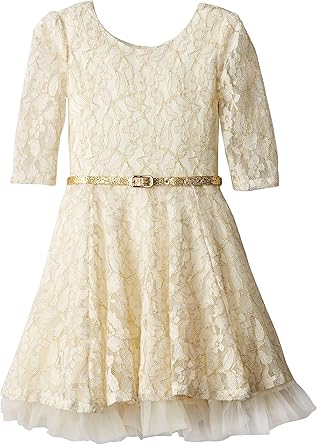 little girl ivory lace dress
