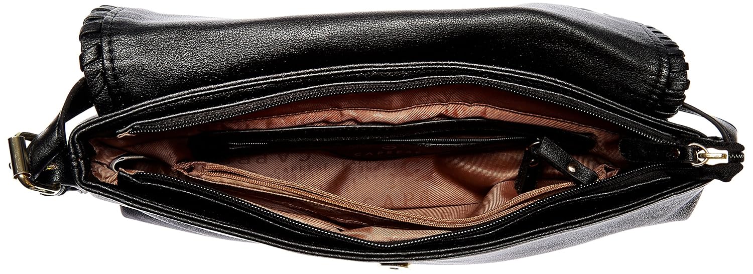 caprese women's sling bag (black)
