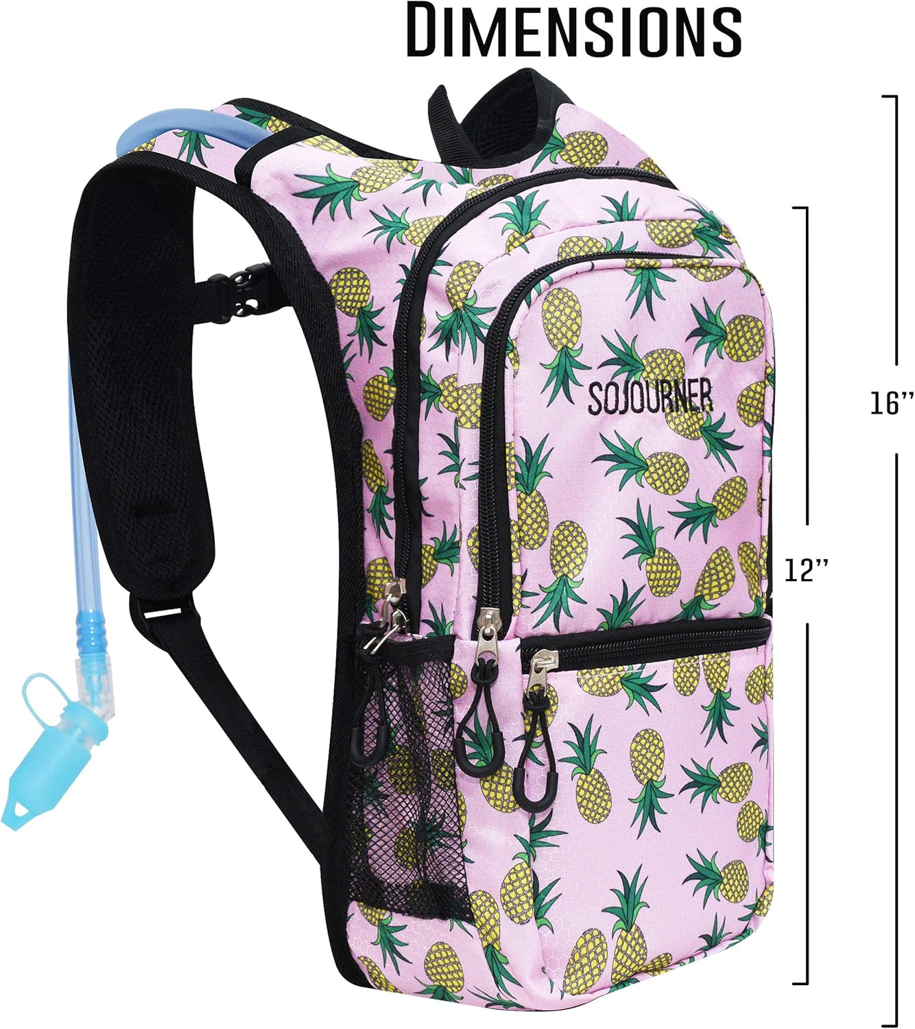 Sojourner Rave Hydration Pack Backpack - 2L Water Bladder Included for Festivals, Raves, Hiking, Biking, Climbing, Running and More : Sports & Outdoors