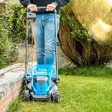 Hyundai 1300W Electric Lawn Mower 33cm Foldable Handle 30L Grass Box view 9