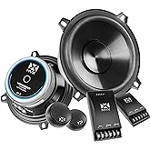 NVX VSP525KIT 750W Peak (250W RMS) 5.25" V-Series 2-Way Component Speaker System with 25mm Silk Dome Tweeters