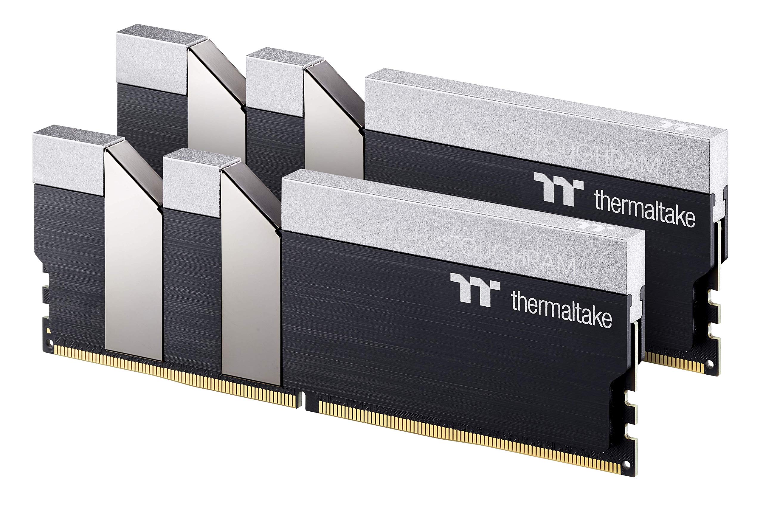 Thermaltake TOUGHRAM Black DDR4 4000MHz C19 16GB (8GB x 2) Memory Intel XMP 2.0 Ready with Real-Time Performance Monitoring Software R017D408GX2-4000C19A
