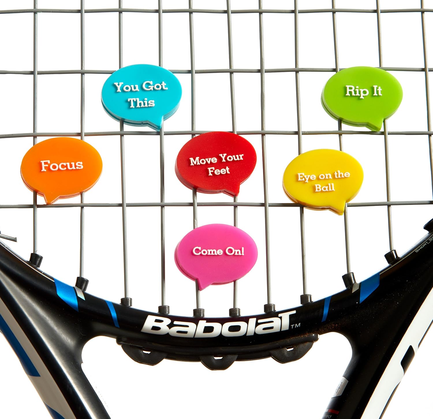 BusyBee Tennis Vibration Dampener in Fun Zipper Gift Pack. Best Shock Absorber (6 Count) Plus a Bonus: Exclusive Mobile App 3 Months Trial : Sports & Outdoors