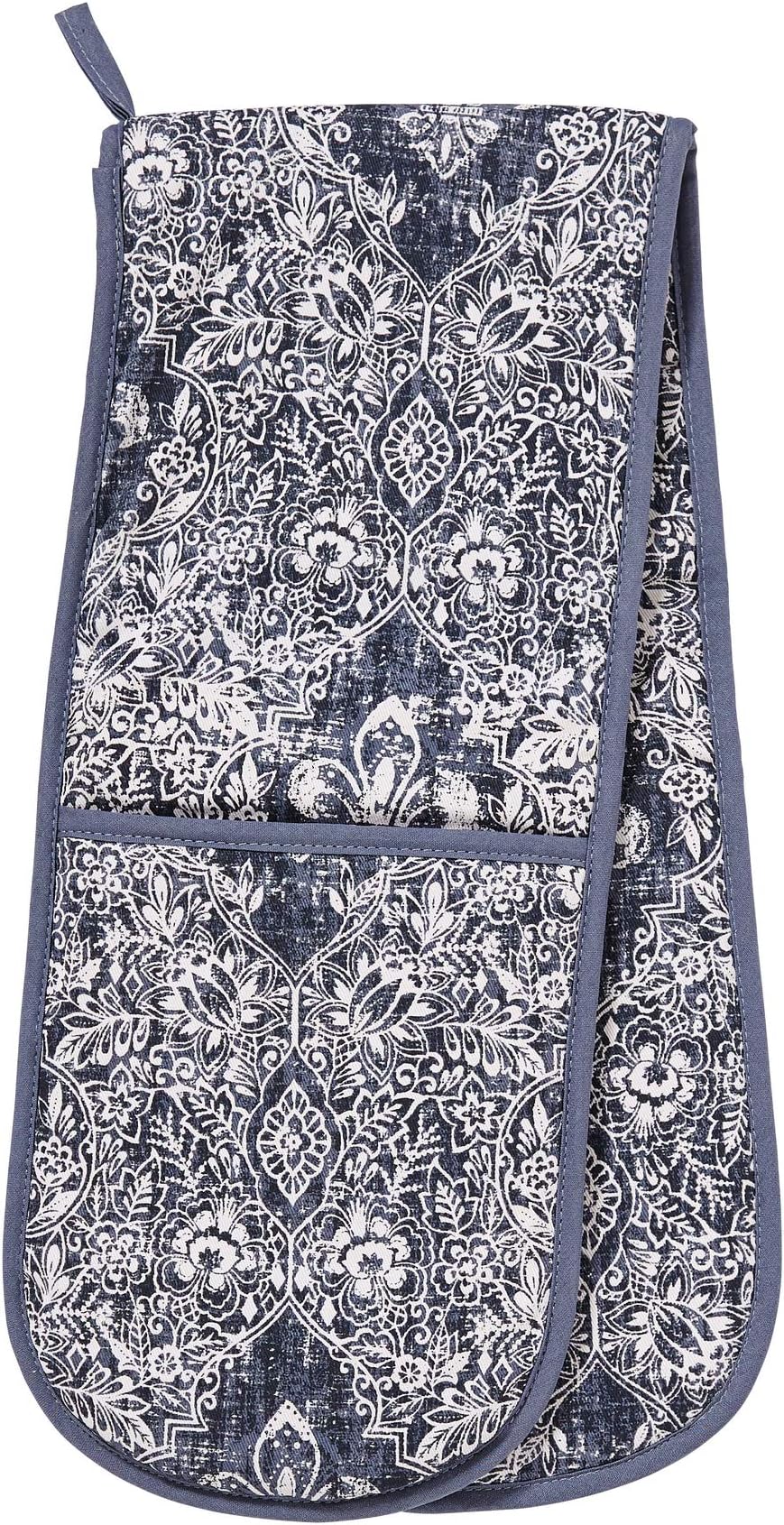 Ulster Weaver Fleur De Lis Double Oven Glove, Multi