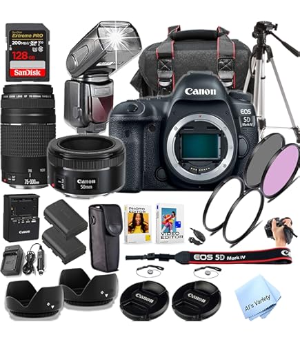 Amazon.com : Canon EOS 5D Mark IV DSLR Camera with 85mm f/1.8 USM