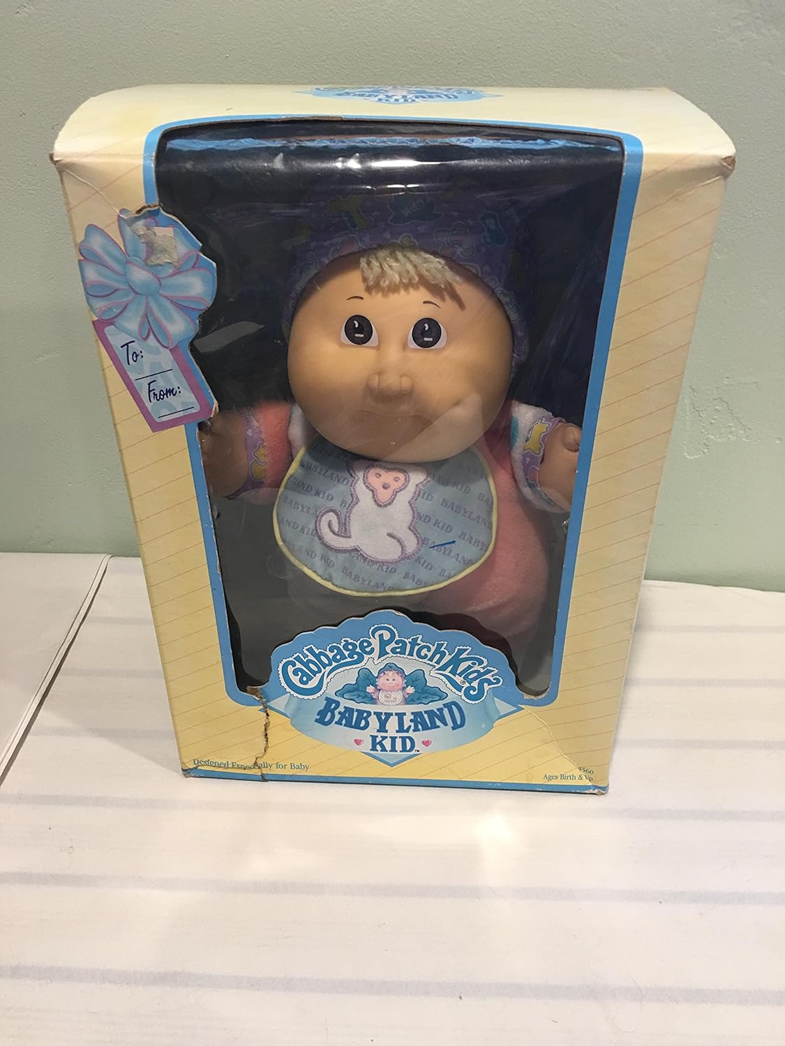 Amazon Com Cabbage Patch Kids Babyland Kid 4560 Cpk Red Hair Blue